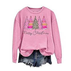Plus Size Funny Christmas Shirts for Women Long
