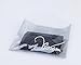 Bosam mini cute Iphone 6 6s crossbody case with chain strap and cosmetic Mirro (Black)