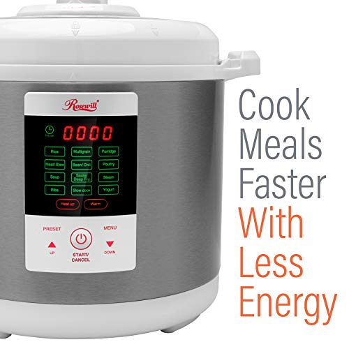 Rosewill RHPC15001, Pressure Cooker, NonStick Pot/White Pricepulse