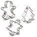 Christmas / Holiday Cookie Cutter Set - 3 Piece - Snowflake, Gingerbread Man and Christmas Tree - Ann Clark Cookie Cutters - US Tin Plated Steel