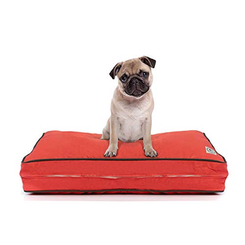 eLuxurySupply Dog Bed Cover Replacement 100 Cotton Canvas Pet Bed