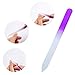 NYKKOLA Set of 5 Crystal Glass Nail Files Manicure -Rainbow