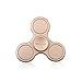 Uharbour ElitePro Fidgets Toy Spinner and Funny Anti Stress Hand Tri-Spinner,Luxury Gold ,Mute Bearing,Perfect for Autism and ADHD Kids.