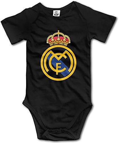 Real Madrid Logo Cotton Bodysuit Romper Onesie Jumpsuit Baby Clothes