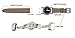 RECHERE Stainless Steel Push Button Butterfly Deployment Clasp for Leather Watch Band Strap Silver(22mm)