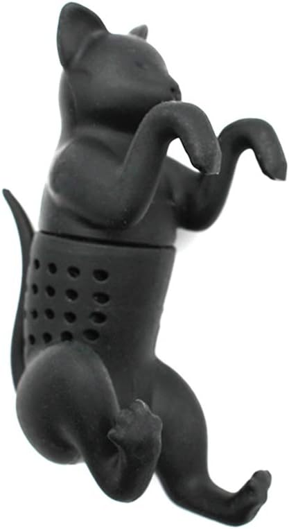 Cat Tea Infuser,Xloey Cat Silicone Tea Strainers for Loose Tea (cat)
