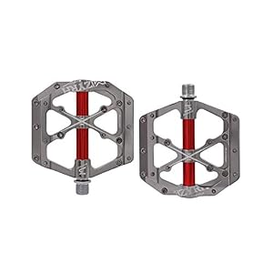 Xyl 3 bearing alloy MTB pedal bicycle pedal level slip slip aluminum alloy flat pedal pedal color titanium