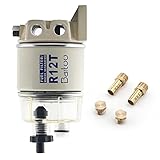 BARTOO R12T Fuel Water Separator Marine,10 Micron