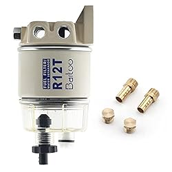 BARTOO R12T Fuel Water Separator Marine,10 Micron