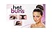 Hot Buns - As Seen On TV - Hair Bun Maker or Magic Hair Donut (2 Pack Large Dark Brown)