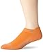Wigwam Men's Ironman Lightning Pro Low Cut socks, Orange, Sock Size:10-13/Shoe Size: 6-12