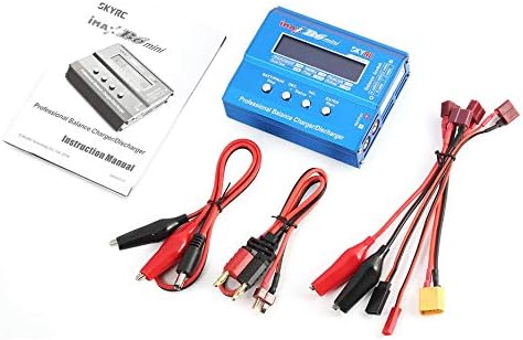 fggfgjg SKYRC iMAX B6 Mini RC Balance Charger Discharger for LiPo Nimh Nicd Battery(Blue)
