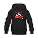Spreadshirt FGTeeV GURKEY! Kids' Hoodie, M, Black