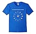 Mens Cryptocurrency T-shirt, Bitcoin, Ethereum, Litecoin, T-shirt Large Royal Blue