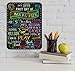 Chalkboard Style First Day of School Photo Prop Tin 9 inch by 12 inch Sign - Reusable Easy Clean Back to School - Customizable with Liquid Chalk Markers (Not Included), HDG-1009