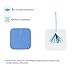 OasisSpace TENS Unit Electrodes Pads 24 Packs,Value Packs Long Lifetime Reusable Individual Package Non-Irritating for TENS Unit Muscle Stimulator (1''2''4'' Combo - 24 PCS)