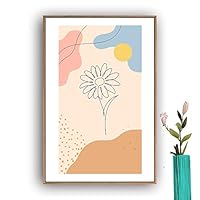 Framed Canvas Wall Art Picasso Poster Print of Woman Canvas Prints Home Artwork Decoration for Living Room,Bedroom - 16x24 inches