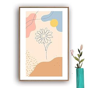 Framed Canvas Wall Art Picasso Poster Print of Woman Canvas Prints Home Artwork Decoration for Living Room,Bedroom - 16x24 inches