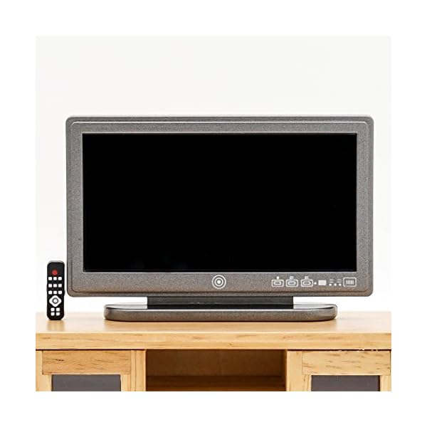 Odoria 1/12 Miniatur TV Fernseher Puppenhaus Zubehör