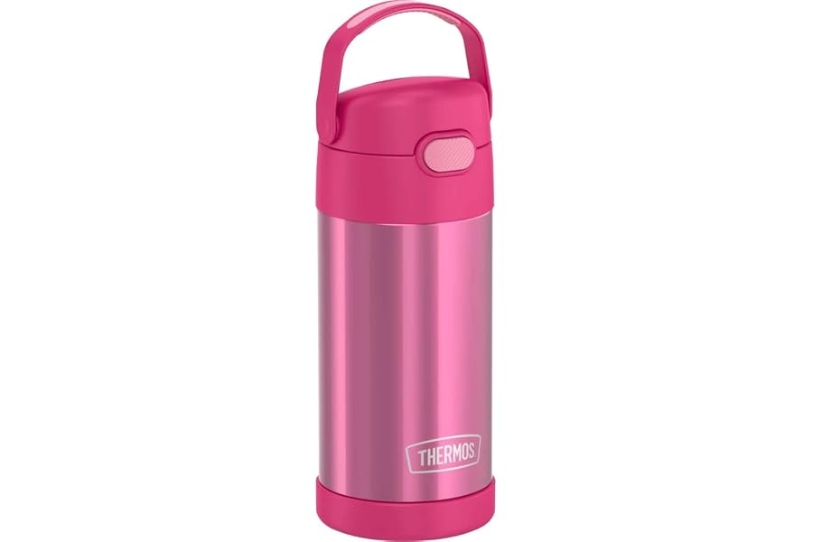 THERMOS FUNTAINER Water Bottle with Straw, 12oz, Pink Book