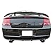 Trunk Spoiler Compatible with 2006-2010 Dodge Charger, Primer Matte Black ABS Car Exterior Trunk Spoiler Rear Wing Tail Roof Top Lid by IKON MOTORSPORTS, 2007 2008 2009
