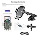 Wireless Car Charger Mount, Auto Clamping 10W/7.5W Qi Fast Charging Car Phone Holder Air Vent Windshield Dashboard Compatible iPhone Xs/Xs Max/XR/X/ 8/8 Plus, Samsung Galaxy S10/S9/S8/S8+ (Black 1)