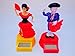 Solar Dancing Matador & Senorita (Both Included)