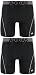 adidas Men's Sport Performance Mesh Midway Underwear (2-Pack), Black/Grey Black/Grey, LARGE