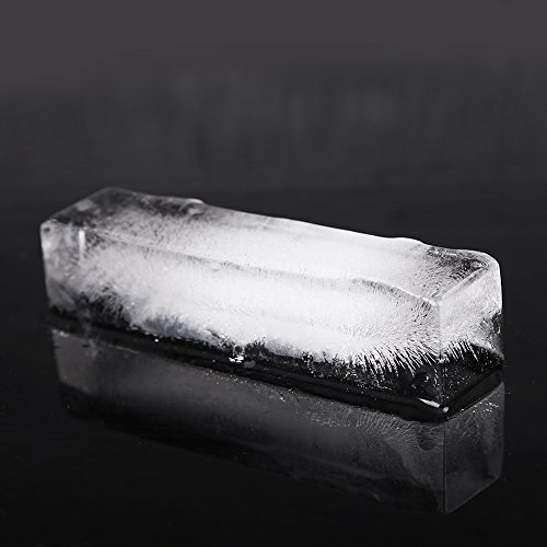 Silicone Ice Cube Tray with Easy Release Ice Cube Molds Collins Ice Tray, Large Ice Stick Cube for Cocktail Whiskey, Also Used for Butter Mold 2 Pack-Blue