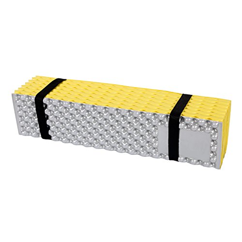 REDCAMP Foam Sleeping Pad Mat, Closed Cell Foam Pad for Camping Backpacking Hiking, Silvery/yellow 72"x22"x0.75" - Thumbnail 7