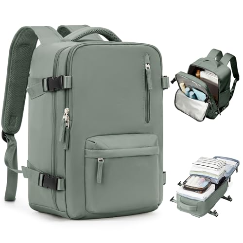 SZLX Vacuum Backpack with Pump Carry-on Luggage 40x30x20 Ryanair Vueling Wizzair Easyjet Backpack Travel Cabin Airplane 40x20x25 Ryanair Women Waterproof Carrying Backpack for Laptop Computer