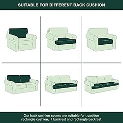 CHUN YI 1 Piece Stretch Couch Cushion Cover Or Sofa