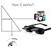 Pevor Lazy Reading Glasses-Lazy Readers Prism Glasses Bed Prism Spectacles Horizontal Eyeglasses for Reading/Watching TV Lying Down in Bed/Sofa, Myopia Presbyopic usable, Unisex