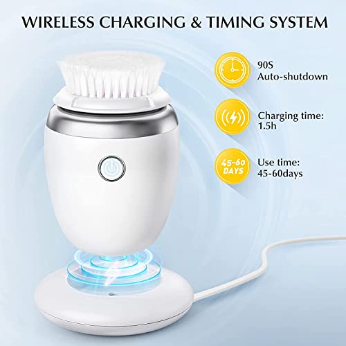 Facial Cleansing Brush Face Scrubber Electric Sonic Vibration