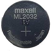 Maxell ML2032 2032 Lithium Rechargeable Coin Cell 1 Battery