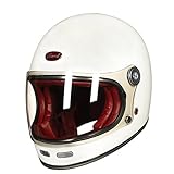 Retro Full Face Motorcycle Helmet DOT Approved