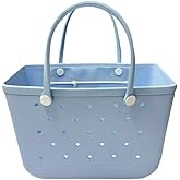 bbga Oversized Beach Tote Bag, Extra Large Rubber Waterproof Sandproof Bag, Washable Durable Travel Tote for Pool
