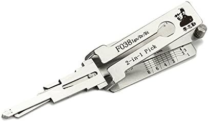 KUNSE F038 2 in 1 Car Door Lock Picks Decoder Unlock Tool for Ford for Lincoln