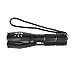 LED Flashlight, AMASKY XLM-T6 Zoomable Water Resistant Bright LED Flashlight with 1600LM Torch Adjustable for OutdoorBottom Click (1pcs)