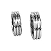 Eastern Delights Luxury Strong Stainless Penis Cock Rings, Erection Enhancing Heavy Glans Rings (ID 40mm)