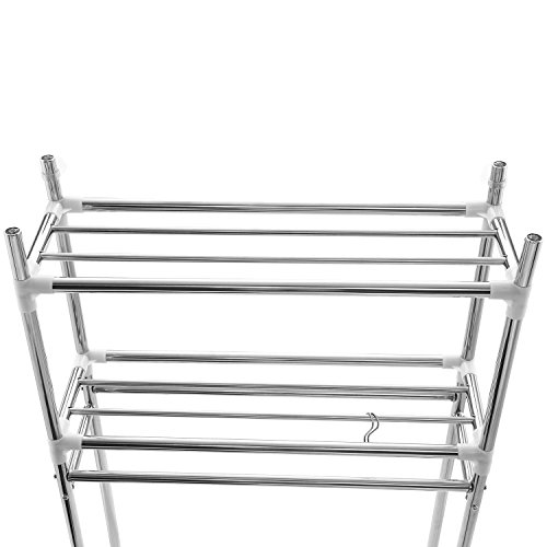 Kaluo Utility Storage Rack for Bathroom, Pantry, Closet, Kitchen, Bacony, Laundry organization Mounting Bracket for Dryer Top Load Washers