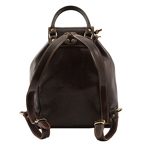 Tuscany Leather Singapore Leather Backpack Brown TL9039/1