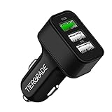 Car Charger, Car Charger Adapter, Tiergrade 3 Port QC 3.0 7.8A Full Speed Quick Charge Powerful Smart USB Car Charger Adapter, Car Charging Adapter for Samsung, HTC, LG, Nexus 5X 6P, Pixel, Sony