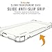RareTel Clear Transparent Soft Case for iPhone 7 Plus iPhone 8 Plus - Protective Builtin No Slip Grips - Four Corner Air Bags On Ultra Thin Shock Absorption Soft TPU Slim Bumper Design Cover
