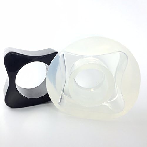 Alamould Molds Clear Silicone Mold for Extra Wide Squared Bangle Bracelet (MB029)