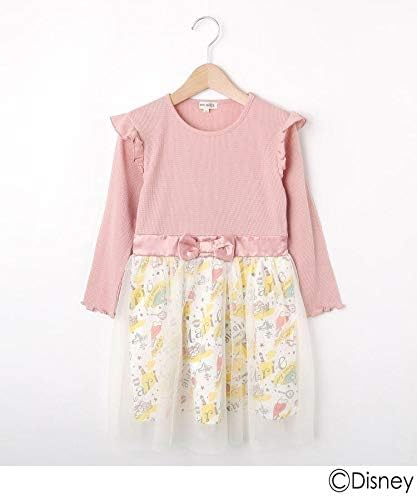 Amazon シューラルー Shoo La Rue Disney マリーデザイン ドッキングワンピース 11 110cm アイボリー 104 ワンピース チュニック 通販