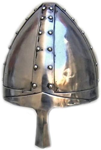 Armor Full Knight Solaire Helmet Crusader Chainmail LARP Medieval Collectible Silver