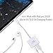 USB C Digital to 3.5mm Audio Adapter and USB PD Quick Charging Adapter, 2 in 1 Type C to Headphone Aux Port Converter, Compatible with iPad Pro 2018, Google Pixel 2/3/XL and More, White (Upgraded)thumb 2