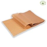 EntréeBake Unbleached 12x16 Precut Parchment Paper Baking Sheet Liners (100 pcs) - Will not Curl or Burn - Quicker than Roll - Perfect for Half Sheet Pans - Ziplock For Easy Storage