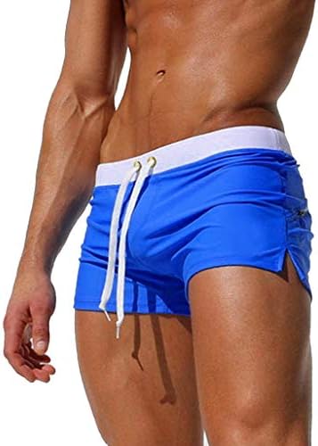 Swim Trunks,Sonnena New Men's Boxer Briefs Swimming Swim Shorts Trunks Swimwear Pants Bikini Swimsuit Mens Low Waist Beach Shorts Swimming Costume Summer
